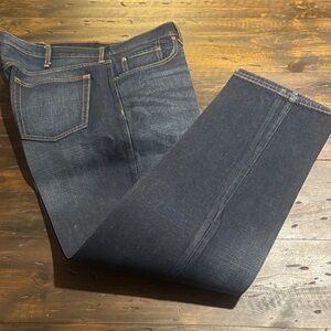 Old Navy Men's Indigo Loose Straight Jeans-Size:  40x36